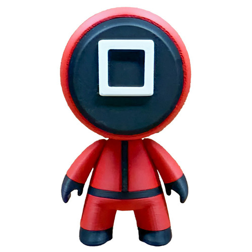 فیگور مدل اسکویید گیم ماسک مربعی ارتفاع 10 سانتی متر